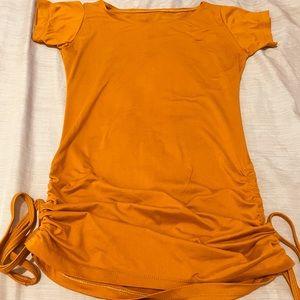 Mustard Fitted Dress